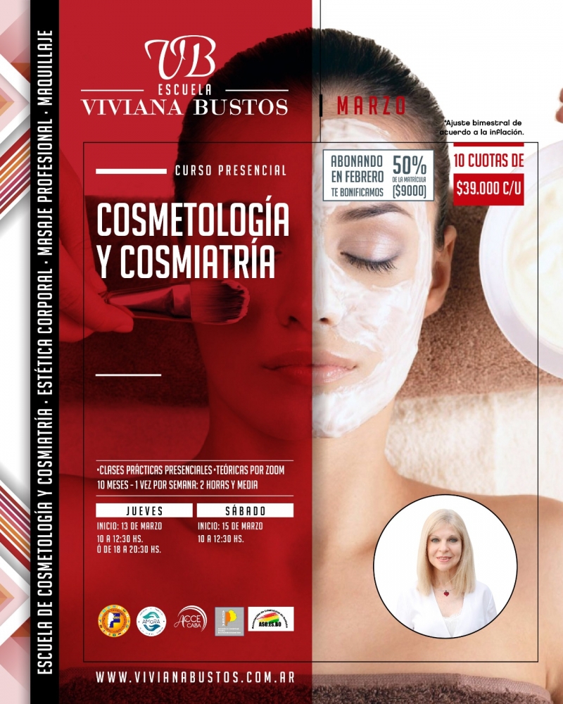 Curso > Cosmetologa y Cosmiatra