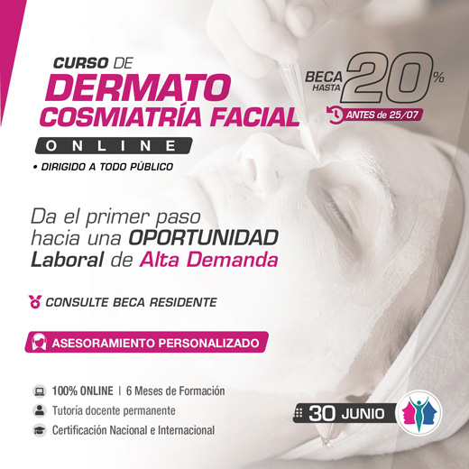 Online > Curso de Dermatocosmiatra Facial